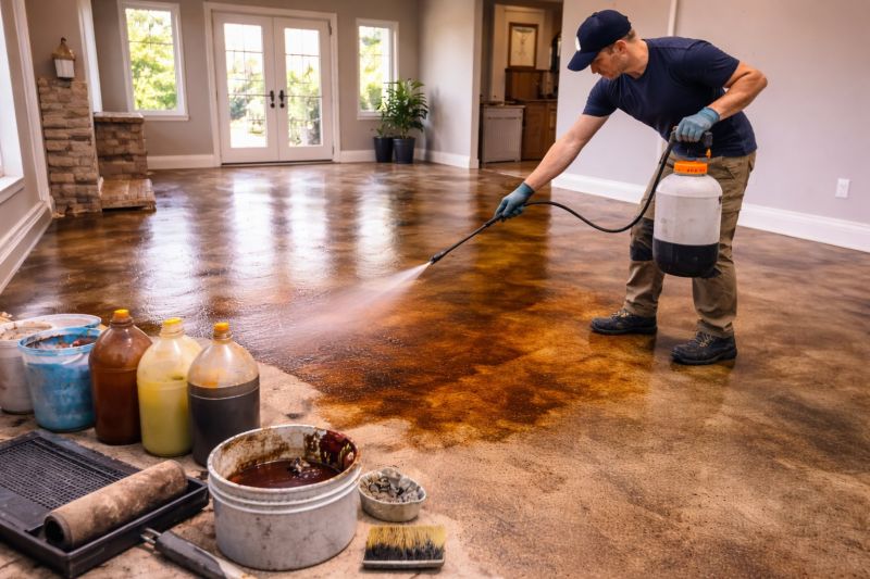 Cement Staining in Corpus Christi, TX