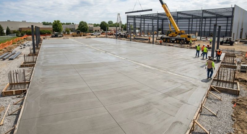 Commercial Slab Construction in Columbia, SC