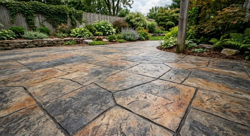 Tinted Concrete Installation in Dallas, TX